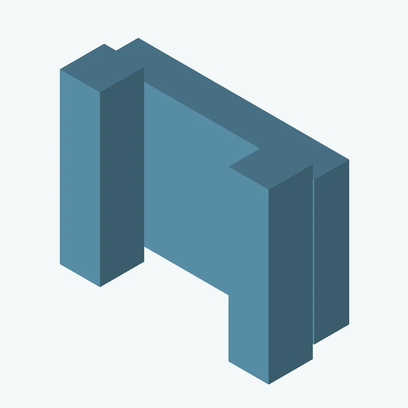 Rectangular body, 30 × 20.3 × 5 mm (W×D×H) — 2437