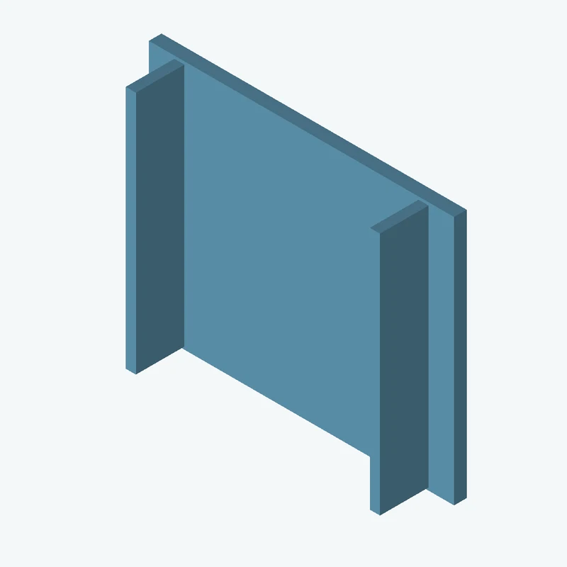 Rectangular body, 96.66 × 79.1 × 4 mm (W×D×H) — 2588
