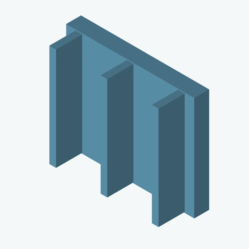 Rectangular body, 85.98 × 70 × 10 mm (W×D×H) — 2826