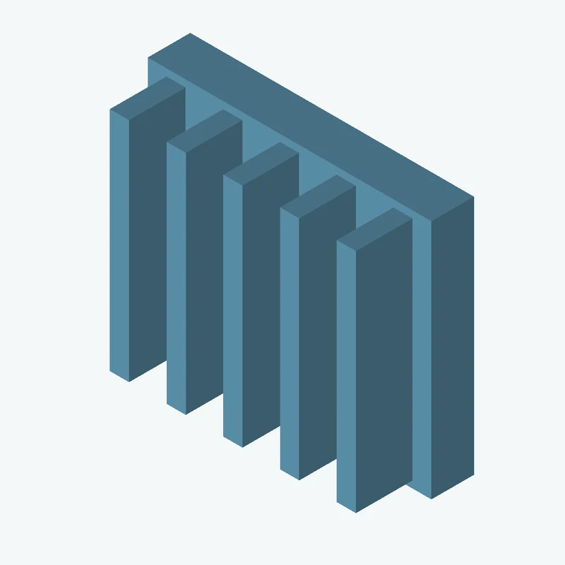 Rectangular body, 66.63 × 56.6 × 10 mm (W×D×H) — 2866