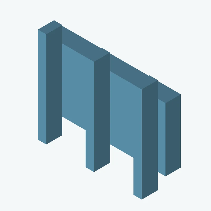 Rectangular body, 78.11 × 41.5 × 10 mm (W×D×H) — 3122