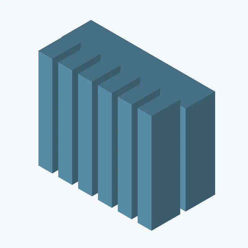 Rectangular body, 42.03 × 30.2 × 10 mm (W×D×H) — 3468