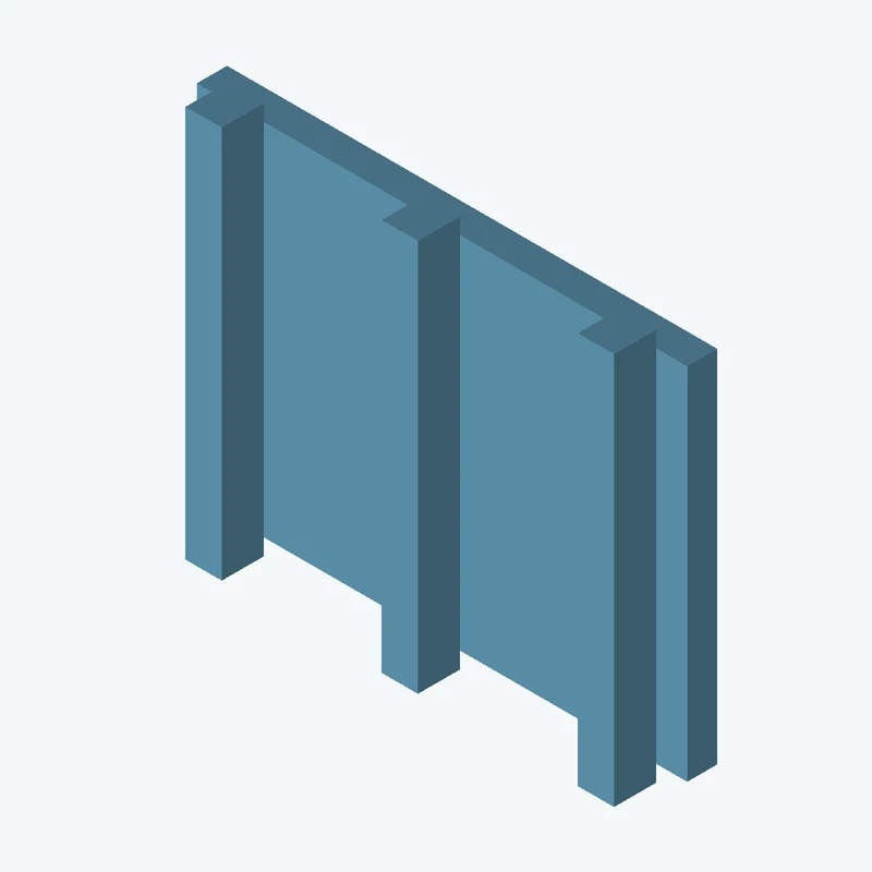 Rectangular body, 65 × 47.7 × 4 mm (W×D×H) — 3510