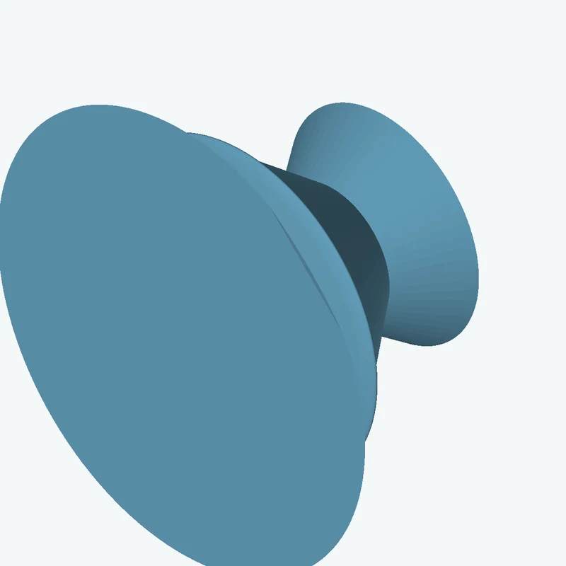 Revolved organic body from a freeform sketched section (7 segments: 5 straight, 2 curves), ~40.689 × 45 mm half-silhouette — 0018