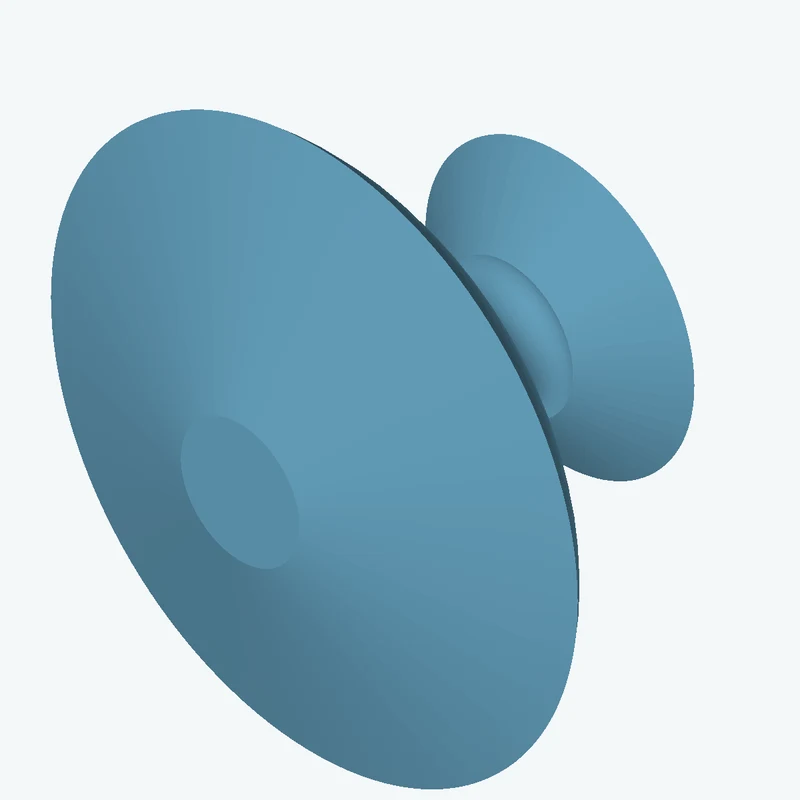 Revolved organic body from a freeform sketched section (8 segments: 5 straight, 2 arcs, 1 curve), ~41.184 × 50 mm half-silhouette — 0451