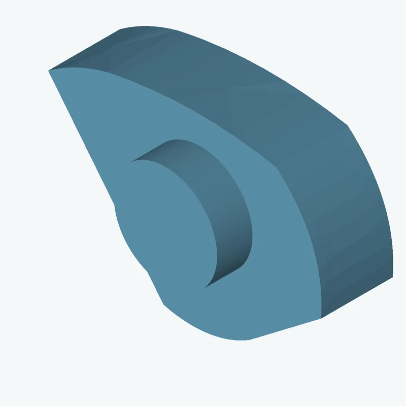 freeform sketched section (6 segments: 2 straight, 1 arc, 3 curves), ~49.438 × 31.796 mm, extruded 12.99 mm thick — 0693