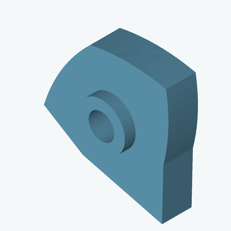 freeform sketched section (6 segments: 3 straight, 2 arcs, 1 curve), ~62.028 × 60.631 mm, extruded 15 mm thick — 1185