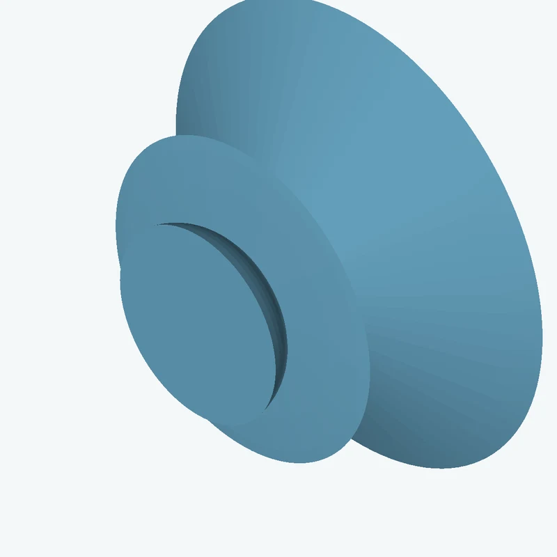 Revolved organic body from a freeform sketched section (7 segments: 4 straight, 3 curves), ~28.407 × 25 mm half-silhouette — 1210