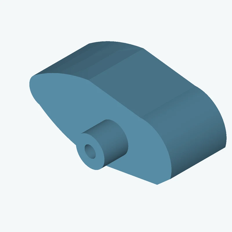 freeform sketched section (7 segments: 3 straight, 2 arcs, 2 curves), ~63.759 × 31.16 mm, extruded 26.07 mm thick — 1306