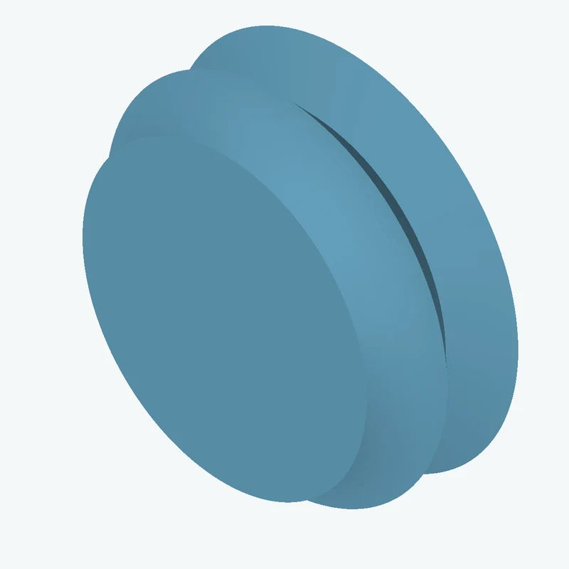 Revolved organic body from a freeform sketched section (7 segments: 5 straight, 1 arc, 1 curve), ~37.918 × 26.18 mm half-silhouett — 1613