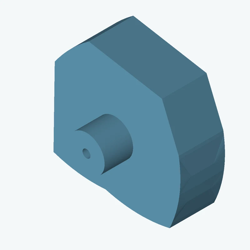 freeform sketched section (7 segments: 3 straight, 4 curves), ~50.57 × 48.99 mm, extruded 18 mm thick — 1923
