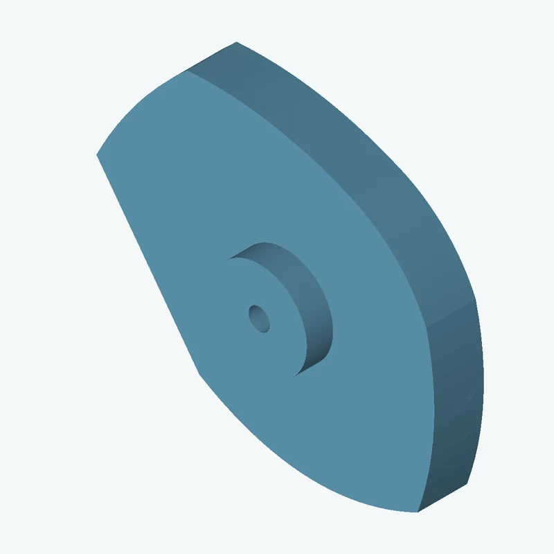 freeform sketched section (6 segments: 1 straight, 1 arc, 4 curves), ~66.597 × 54.072 mm, extruded 10 mm thick — 2046
