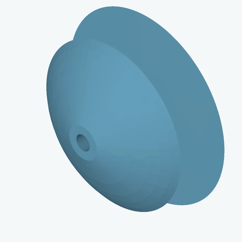 Revolved organic body from a freeform sketched section (6 segments: 3 straight, 2 arcs, 1 curve), ~37.521 × 40.44 mm half-silhouet — 2124