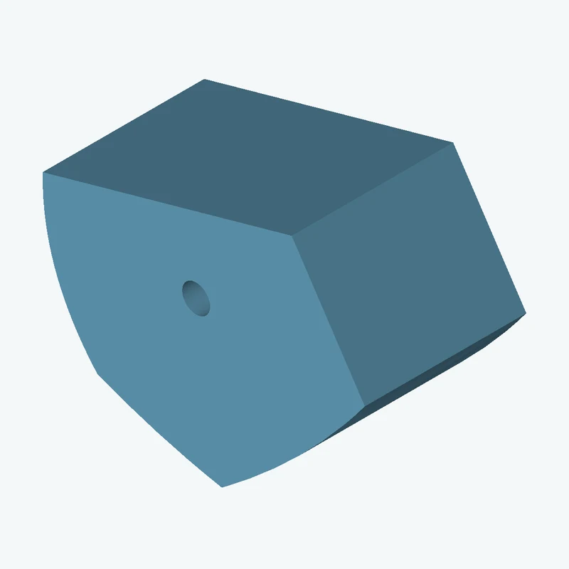 freeform sketched section (5 segments: 2 straight, 3 curves), ~49.858 × 39.17 mm, extruded 25 mm thick — 2381