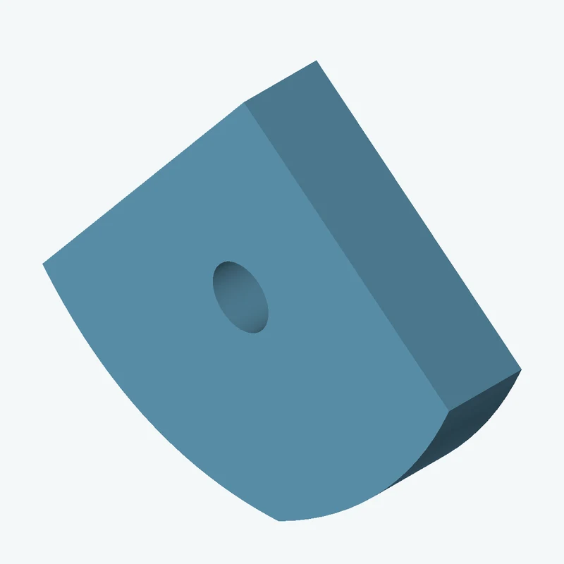 freeform sketched section (4 segments: 2 straight, 1 arc, 1 curve), ~61.488 × 52.233 mm, extruded 10.98 mm thick — 2548