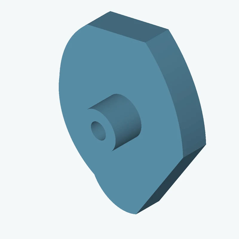 freeform sketched section (6 segments: 2 straight, 3 arcs, 1 curve), ~53.184 × 65.952 mm, extruded 9.9 mm thick — 2558
