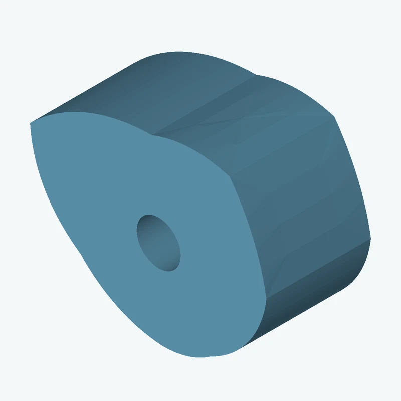 freeform sketched section (7 segments: 4 arcs, 3 curves), ~45.22 × 34.443 mm, extruded 20 mm thick — 2678