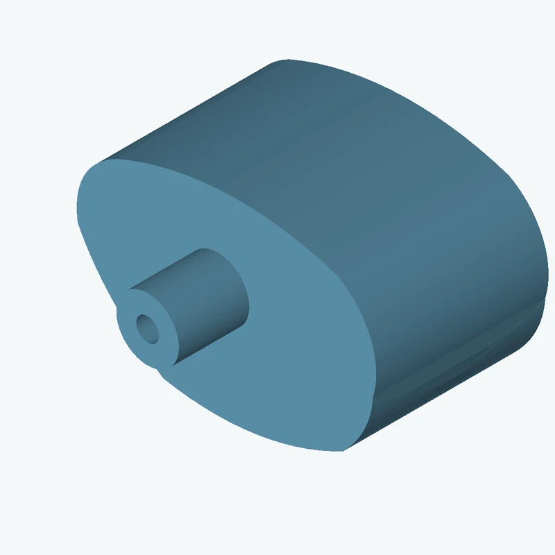 freeform sketched section (6 segments: 3 arcs, 3 curves), ~41.55 × 24.796 mm, extruded 24.26 mm thick — 2705