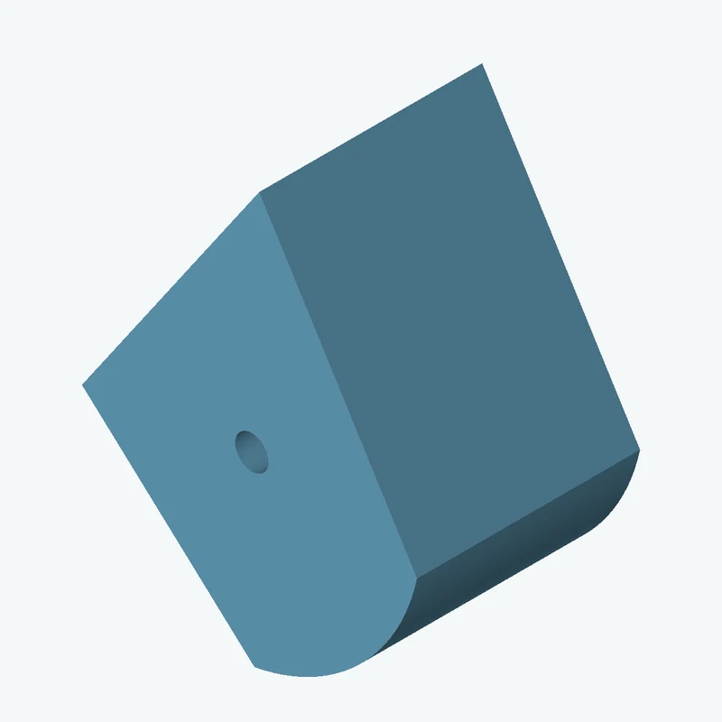 freeform sketched section (4 segments: 3 straight, 1 arc), ~43.353 × 53.542 mm, extruded 28.86 mm thick — 2802