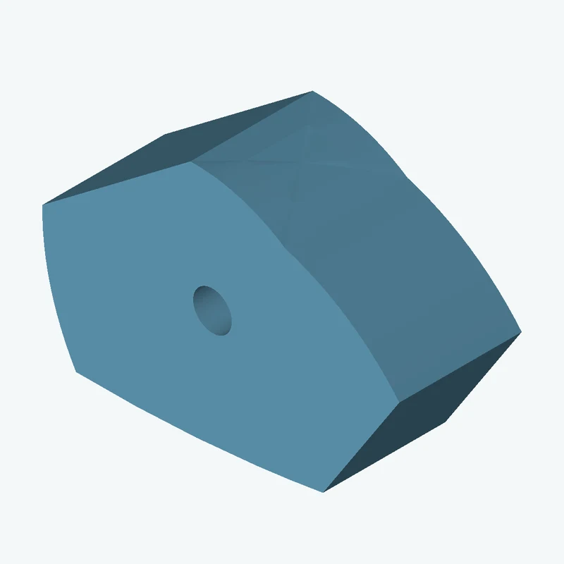 freeform sketched section (6 segments: 2 straight, 1 arc, 3 curves), ~59.215 × 39.735 mm, extruded 20.29 mm thick — 2846