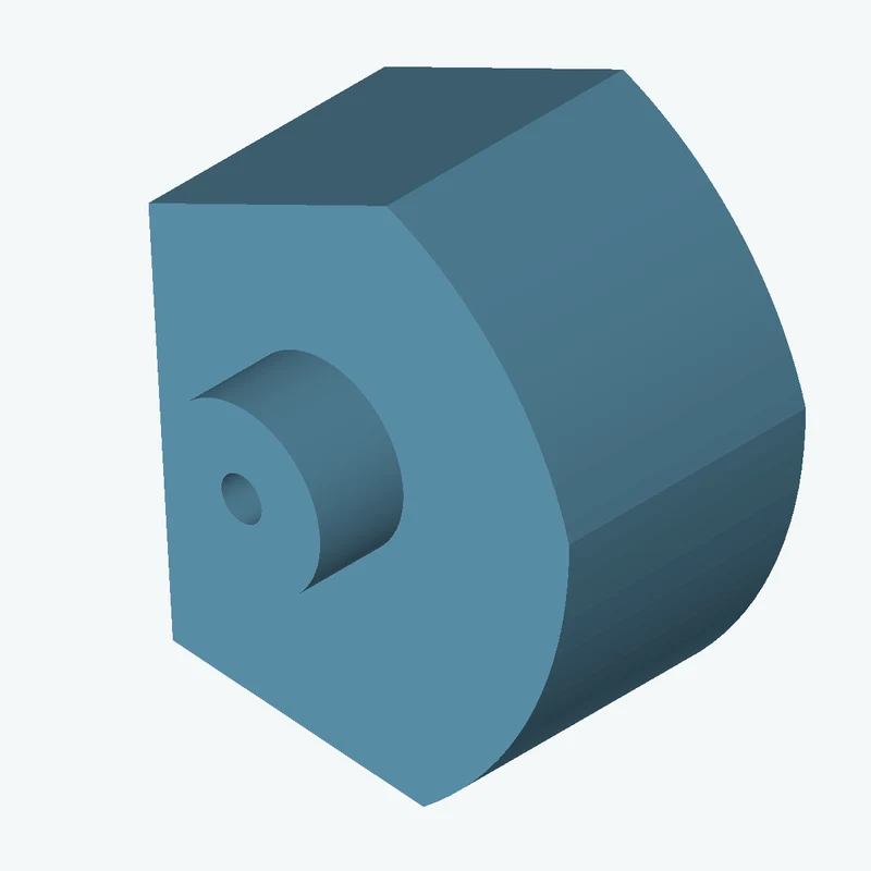 freeform sketched section (5 segments: 3 straight, 2 arcs), ~45.021 × 53.7 mm, extruded 25.31 mm thick — 2947