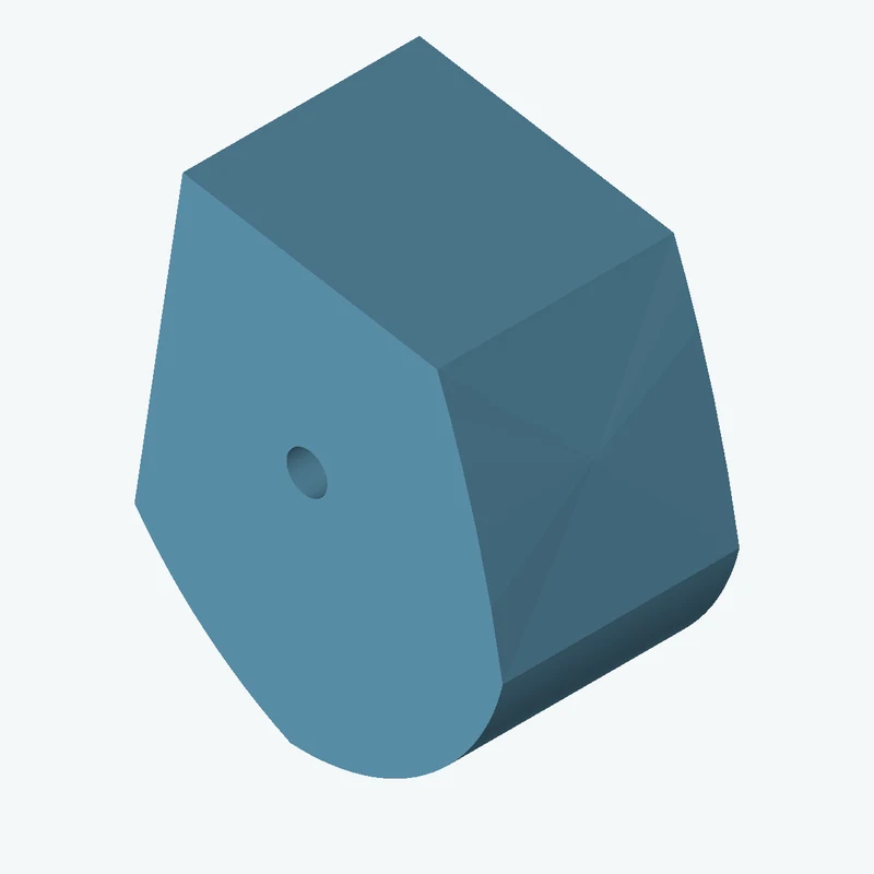 freeform sketched section (5 segments: 2 straight, 1 arc, 2 curves), ~38.885 × 46.476 mm, extruded 25 mm thick — 3447