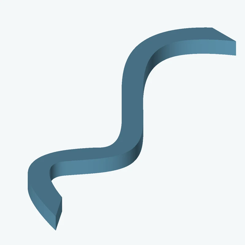 9.1 × 4.7 mm rectangular section swept along a curved path, ~88.28 mm span — 1770