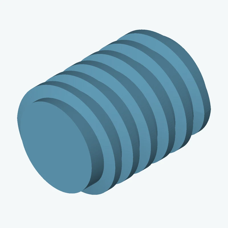 Tr 30x6 external thread, 39 mm long — 0454