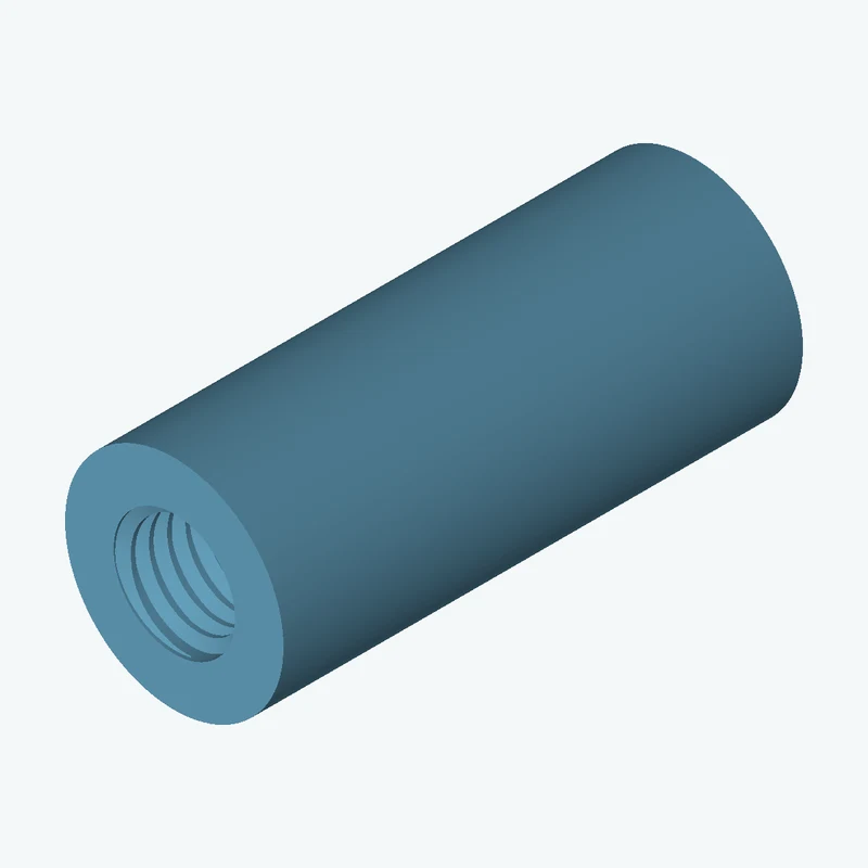M10x1.5 internal thread, 42.8 mm long — 0740