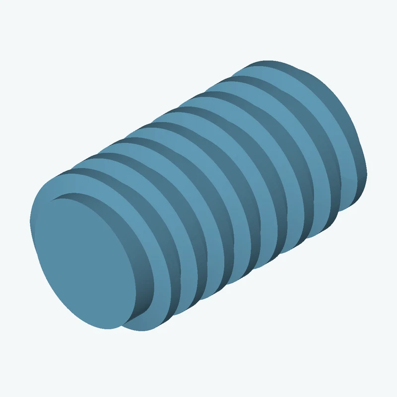 Tr 24x5 external thread, 42.5 mm long — 0836