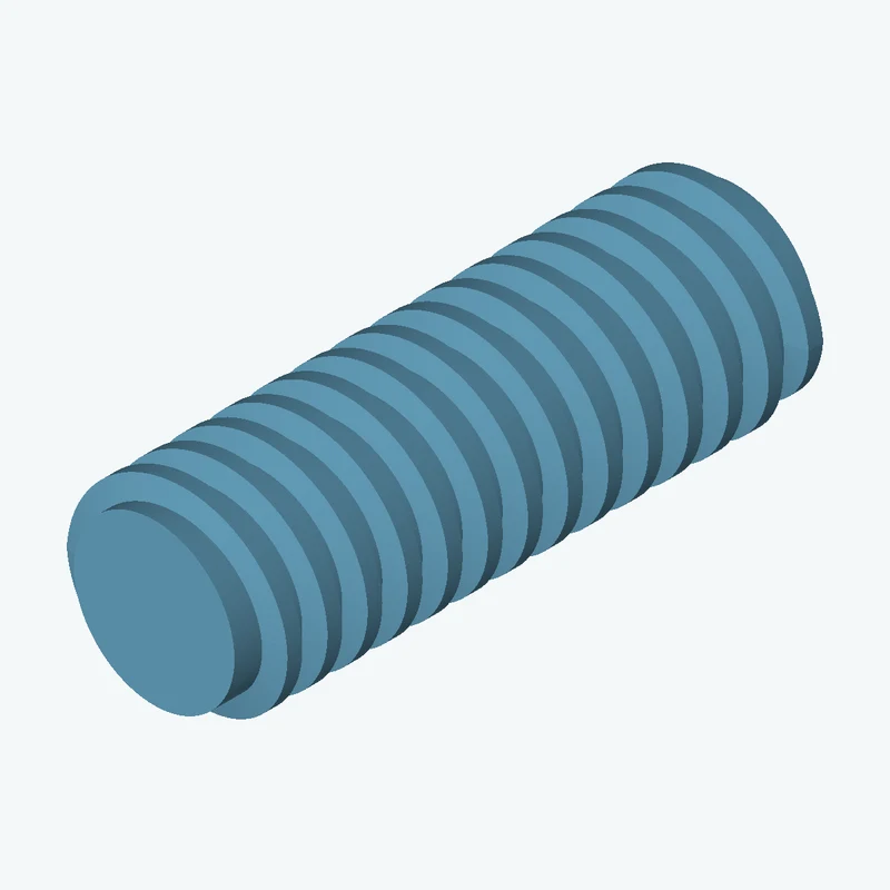 Tr 10x2 external thread, 29 mm long — 0969