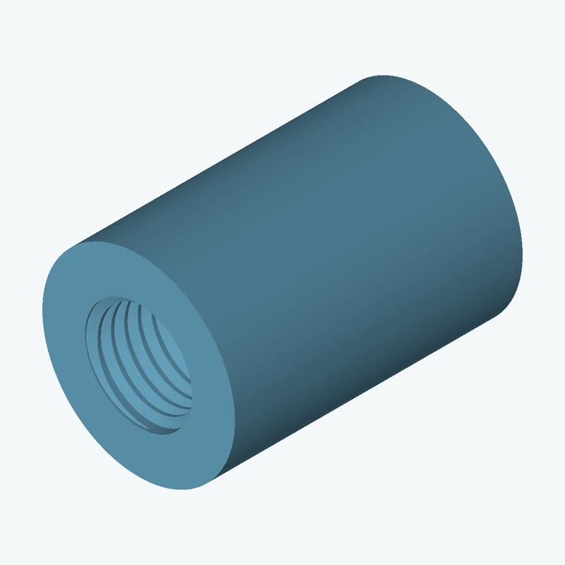M20x2.5 internal thread, 53.8 mm long — 1161