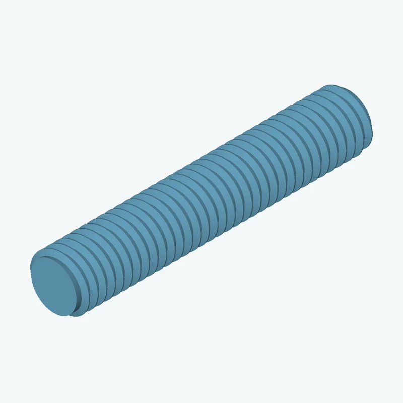 M8x1.25 external thread, 43.1 mm long — 1377
