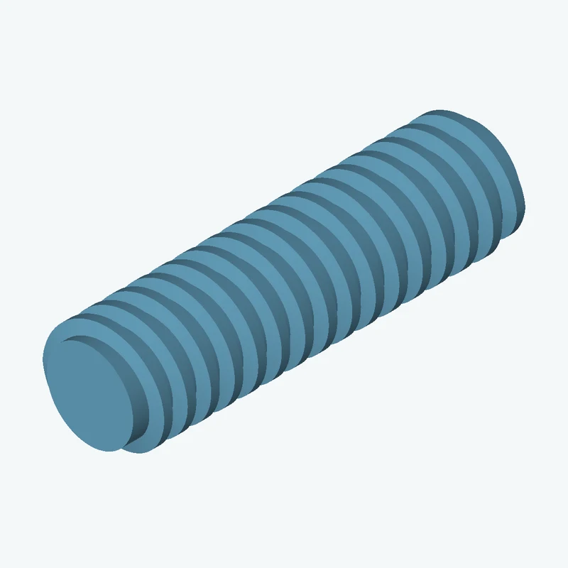 Tr 14x3 external thread, 49.5 mm long — 1517