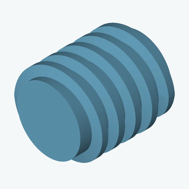 Tr 24x5 external thread, 27.5 mm long — 1550