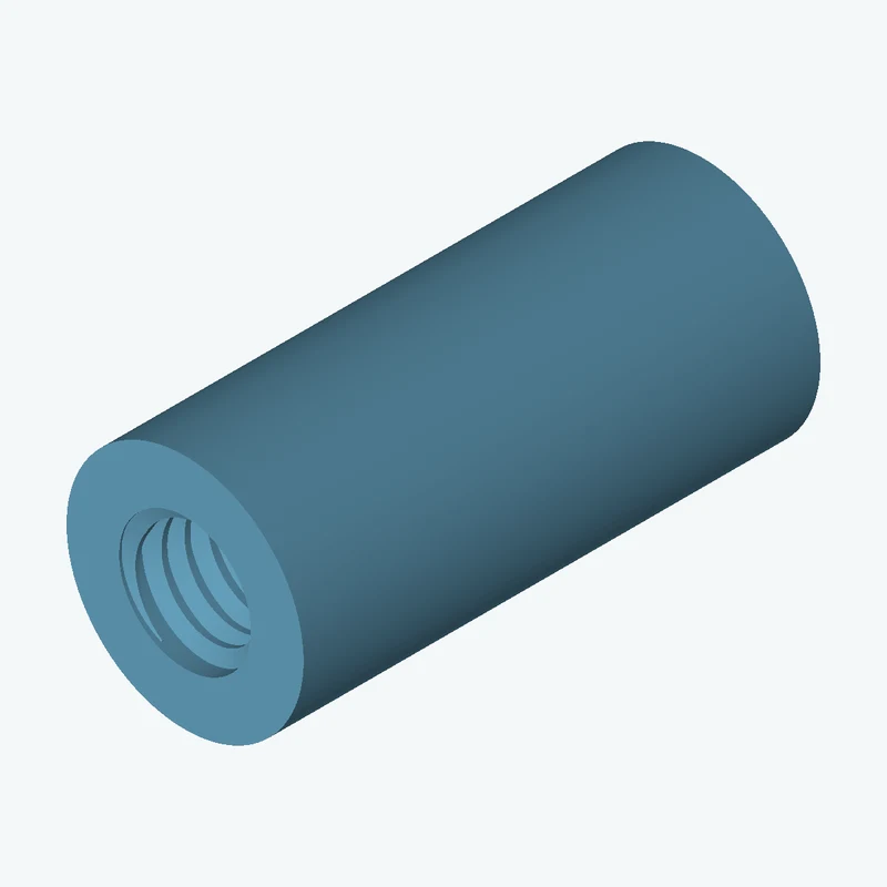 M4x0.7 internal thread, 15.7 mm long — 1656