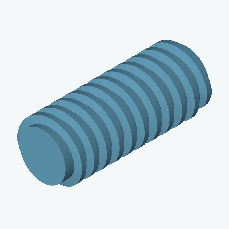Tr 14x3 external thread, 34.5 mm long — 1680