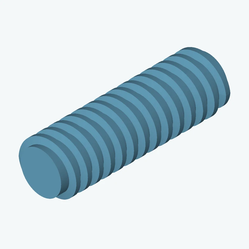 ACME 3/4 external thread, 61.4 mm long — 2503