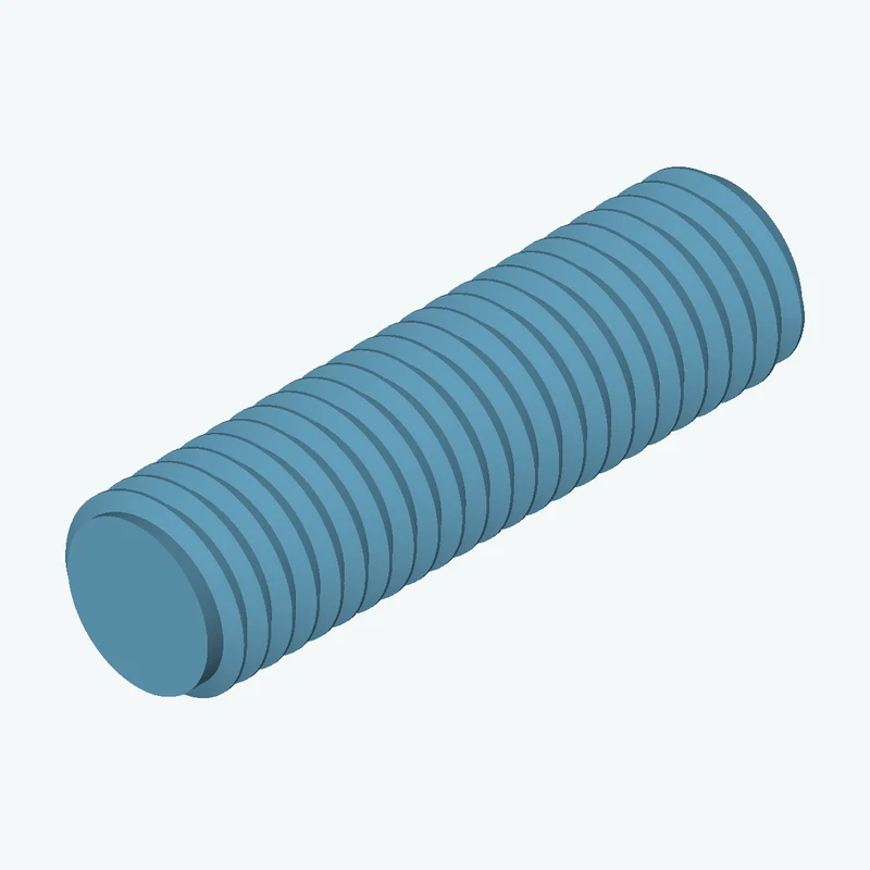 M12x1.75 external thread, 42.9 mm long — 2579
