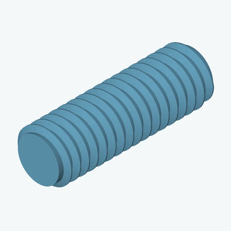 M4x0.7 external thread, 12.2 mm long — 2873