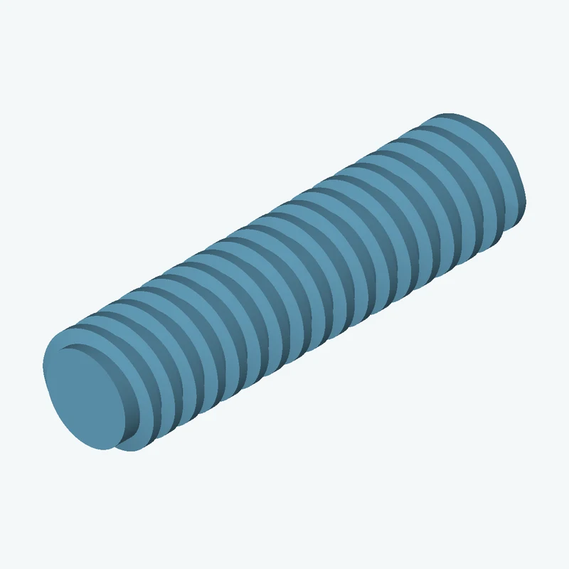 Tr 14x3 external thread, 55.5 mm long — 3009