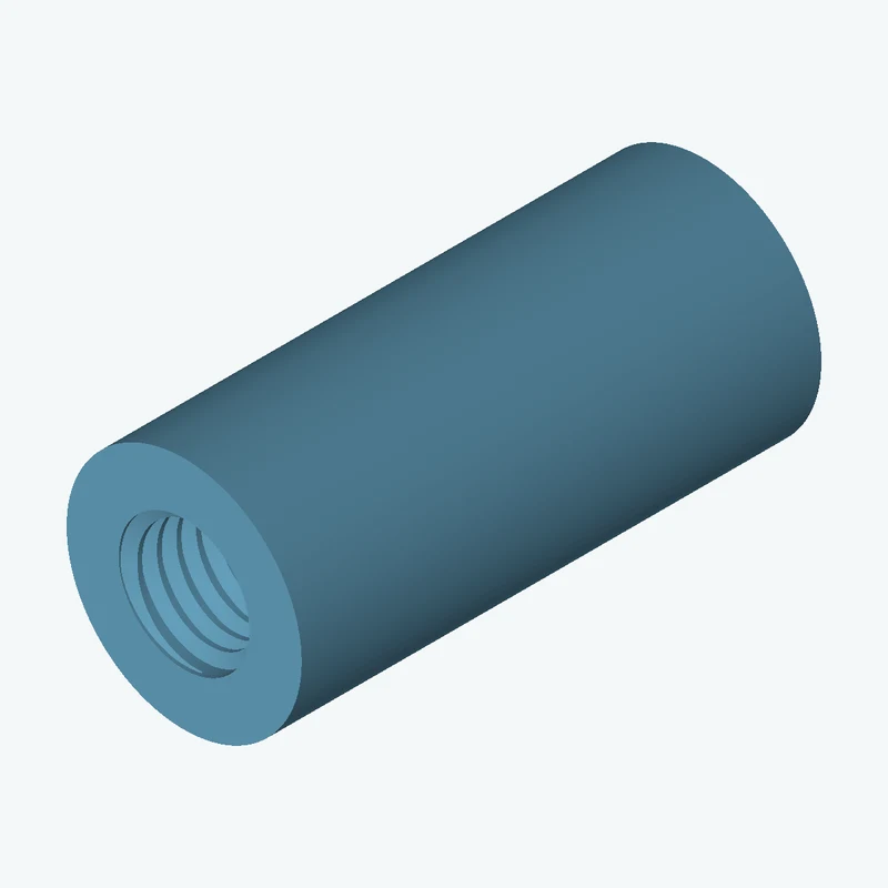 M10x1.5 internal thread, 39.8 mm long — 3205