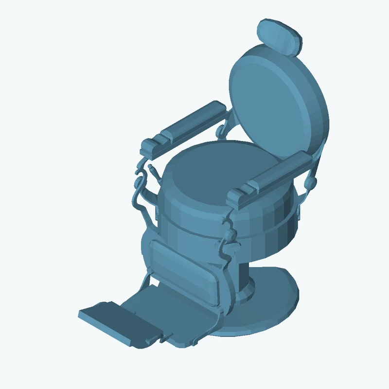 Barber Shop Chair 01