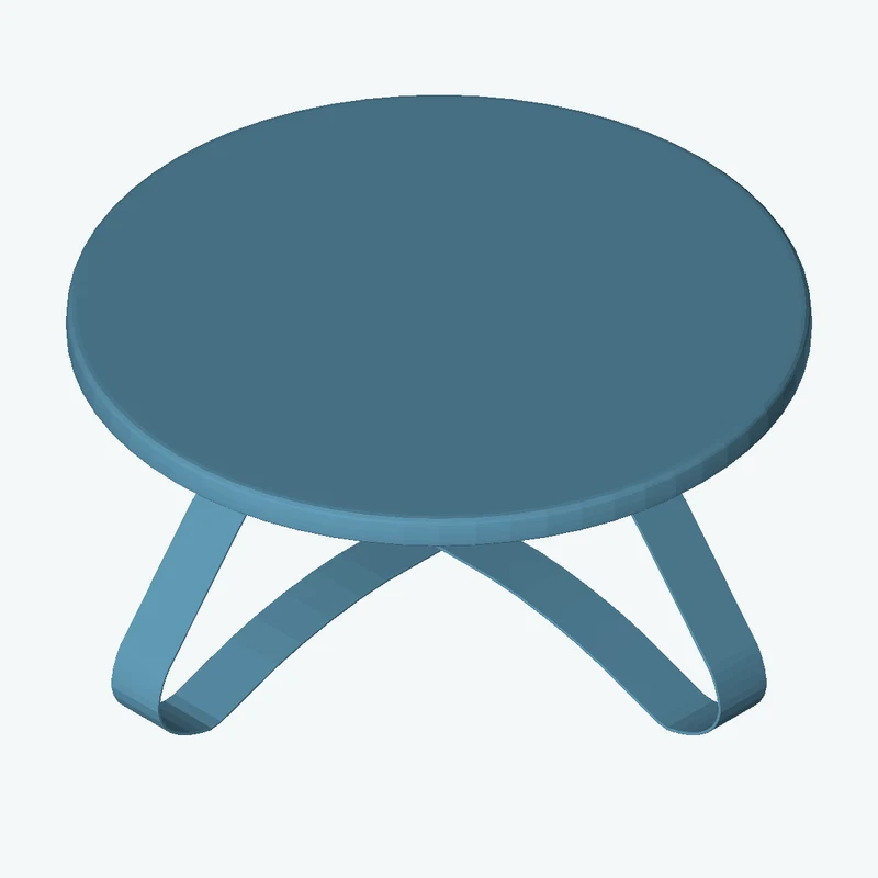 Coffee Table Round 01