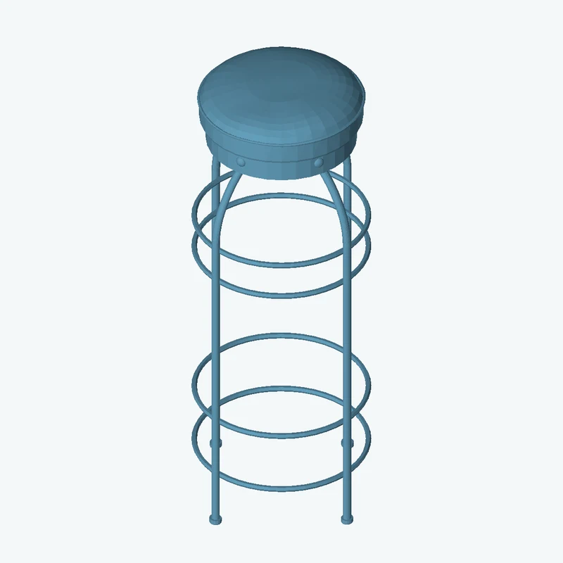 Metal Stool 01