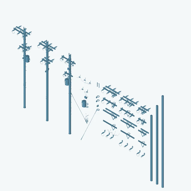 Modular Electricity Poles