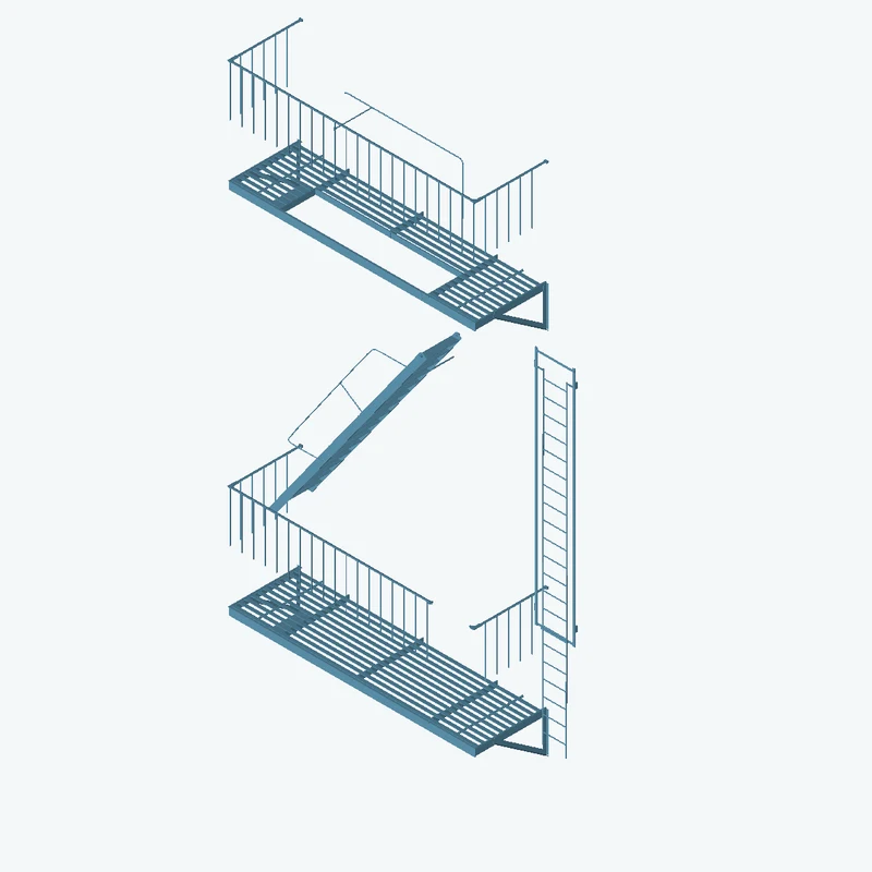 Modular Fire Escape