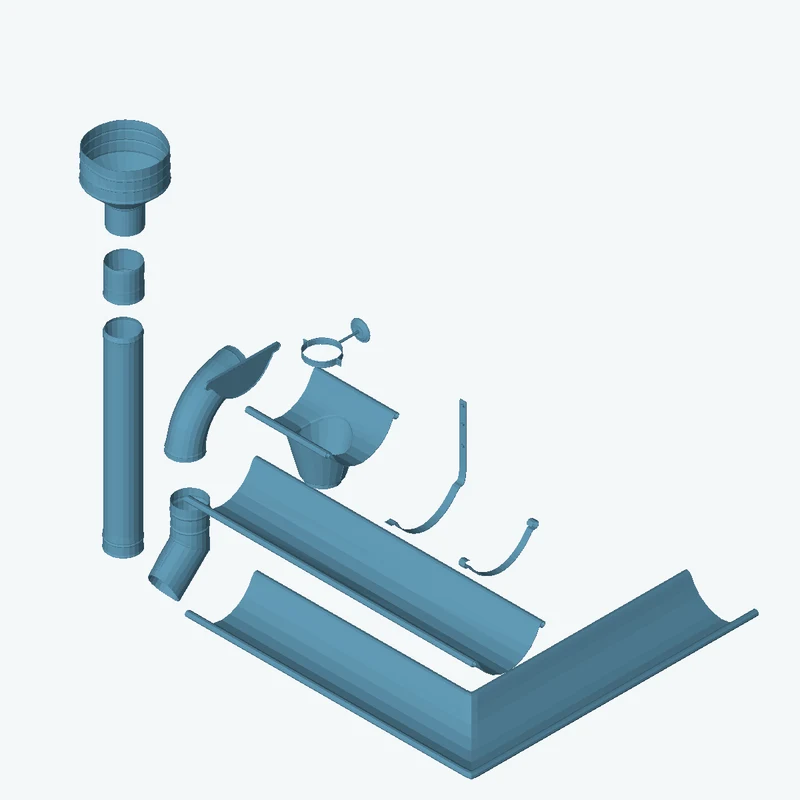 Modular Metal Gutter