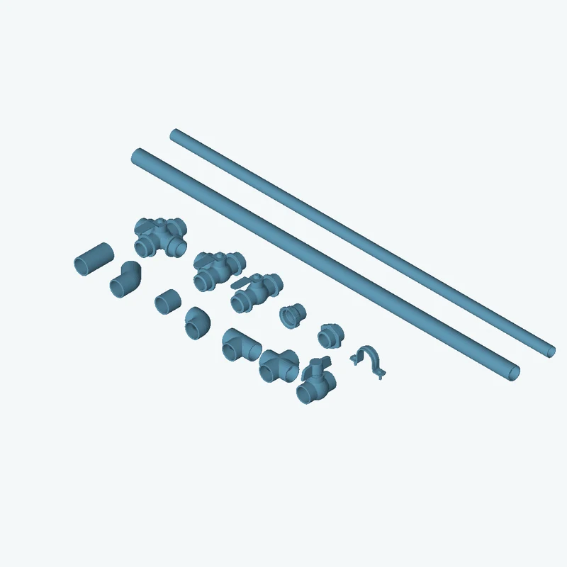 Modular Pipes Plastic 01