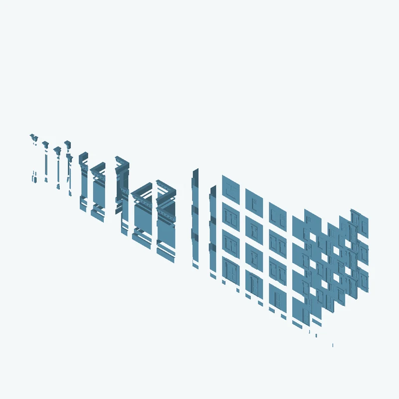Modular Urban Apartments Facade